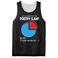 Is It A Great Day For Poetry Slam Mesh Reversible Basketball Jersey Tank