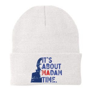 Its Is About Madam Time Election 2024 Harris Funny Knit Cap Winter Beanie