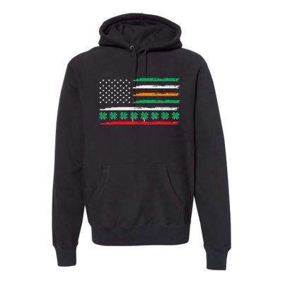 Irish Italian American Flag Ireland Pride Heritage Premium Hoodie