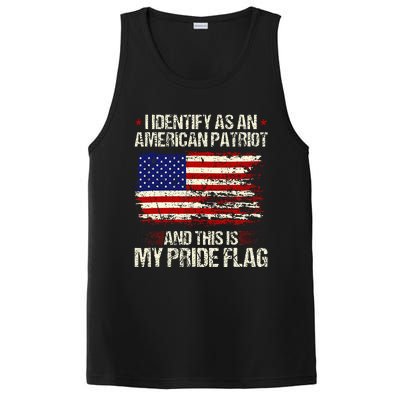 I Identify As An American Patriot This Is My Pride Flag PosiCharge Competitor Tank