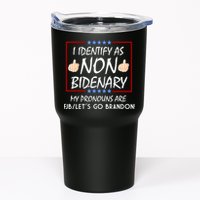 I Identify As Non Bidenary Funny My Pronouns Are FJB Lets Go Brandon Tumbler