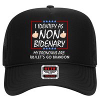I Identify As Non Bidenary Funny My Pronouns Are FJB Lets Go Brandon Trucker Hat