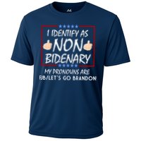 I Identify As Non Bidenary Funny My Pronouns Are FJB Lets Go Brandon Performance Shirt