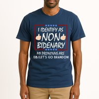 I Identify As Non Bidenary Funny My Pronouns Are FJB Lets Go Brandon Tall T-Shirt