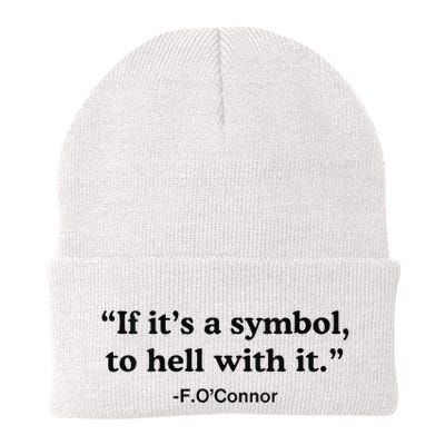 If ItS A Symbol To Hell With It Knit Cap Winter Beanie