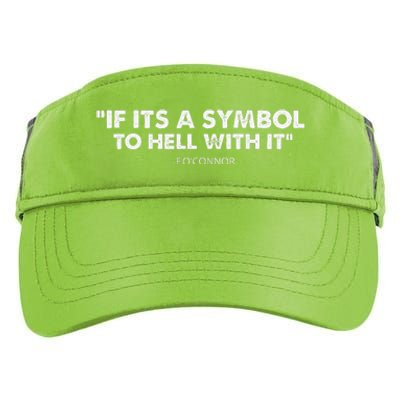 If ItS A Symbol To Hell With It Adult Drive Performance Visor