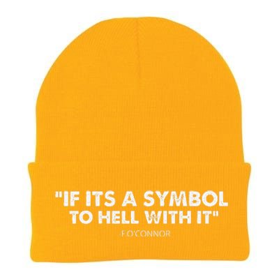 If ItS A Symbol To Hell With It Knit Cap Winter Beanie