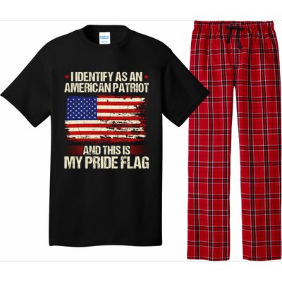 I Identify As An American Patriot This Is My Pride Flag Pajama Set