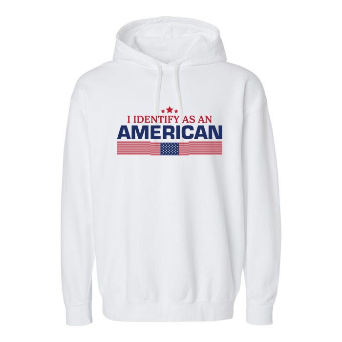 I Identify As An American Garment-Dyed Fleece Hoodie