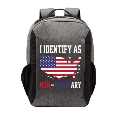 I Identify As Non Biden Amy America Flag Apparel Vector Backpack