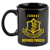 IDF Israeli Army. Israel Defense Force Small Logo 11oz C Handle Ceramic Mug