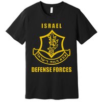 IDF Israeli Army. Israel Defense Force Small Logo Premium T-Shirt