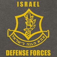 IDF Israeli Army. Israel Defense Force Small Logo Cotton Canvas Backpack