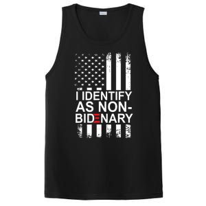 I Identify As Non Bidenary Anti Joe Biden PosiCharge Competitor Tank