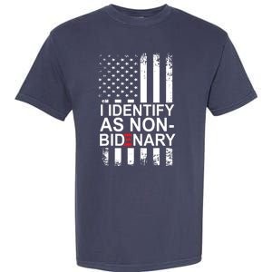 I Identify As Non Bidenary Anti Joe Biden Garment-Dyed Heavyweight T-Shirt