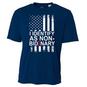 I Identify As Non Bidenary Anti Joe Biden Cooling Performance Crew T-Shirt