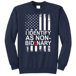 I Identify As Non Bidenary Anti Joe Biden Sweatshirt