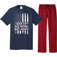 I Identify As Non Bidenary Anti Joe Biden Pajama Set