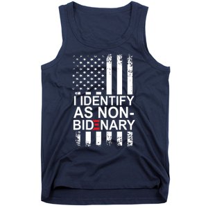 I Identify As Non Bidenary Anti Joe Biden Tank Top