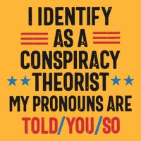 I Identify As A Conspiracy Theorist My Pronouns Are Told You So Pom Pom 12in Knit Beanie