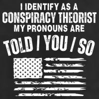 I Identify As A Conspiracy Theorist My Pronouns Are Told You So Microfiber Hand Towel