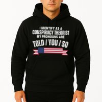 I Identify As A Conspiracy Theorist My Pronouns Are Told You So Hoodie