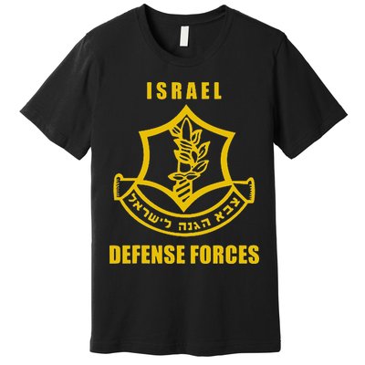 Idf Israeli Army Israel Defense Force Small Logo Premium T-Shirt