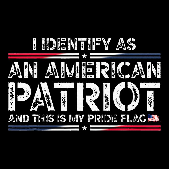 I Identify As An American Patriot Cooling Performance Crew T-Shirt