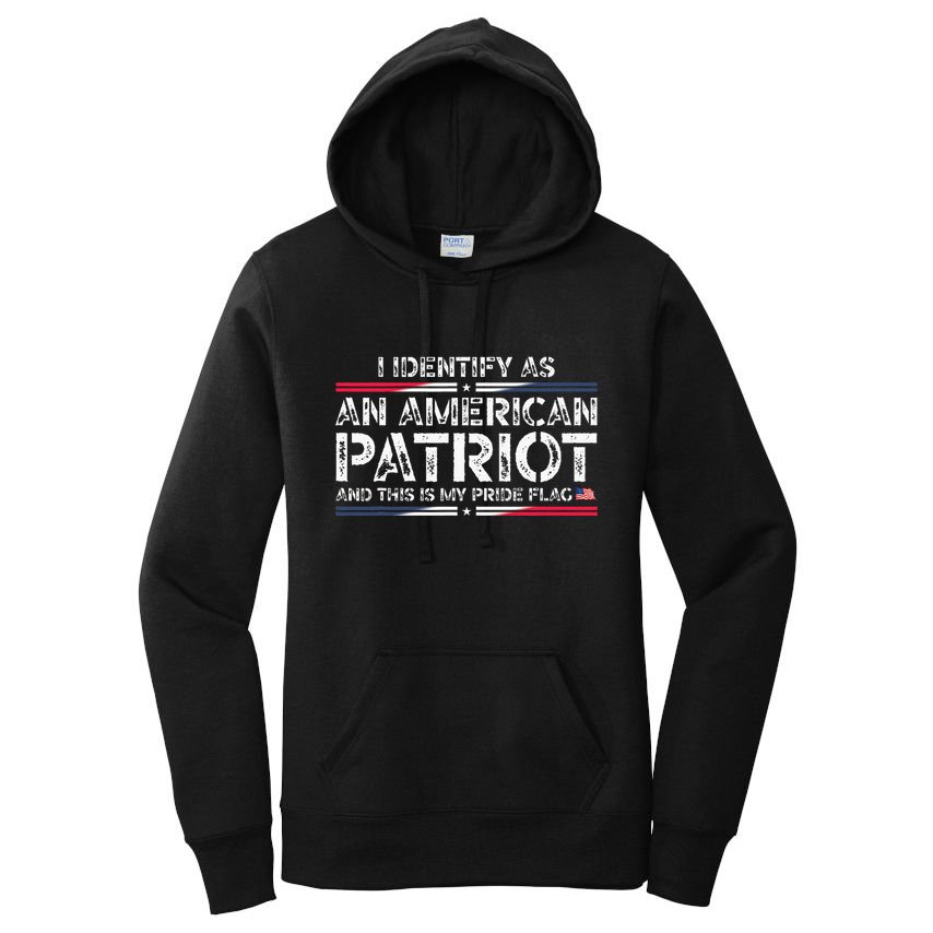 I Identify As An American Patriot Women's Pullover Hoodie