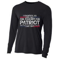 I Identify As An American Patriot Cooling Performance Long Sleeve Crew