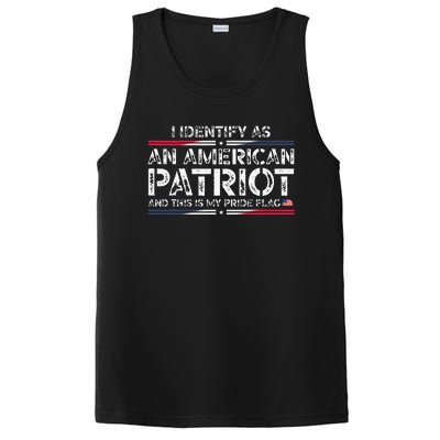 I Identify As An American Patriot PosiCharge Competitor Tank