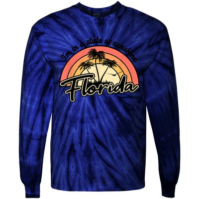 I'm In A State Of Sunshine Florida Beach Sun Tie-Dye Long Sleeve Shirt