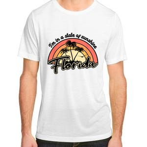 I'm In A State Of Sunshine Florida Beach Sun Adult ChromaSoft Performance T-Shirt