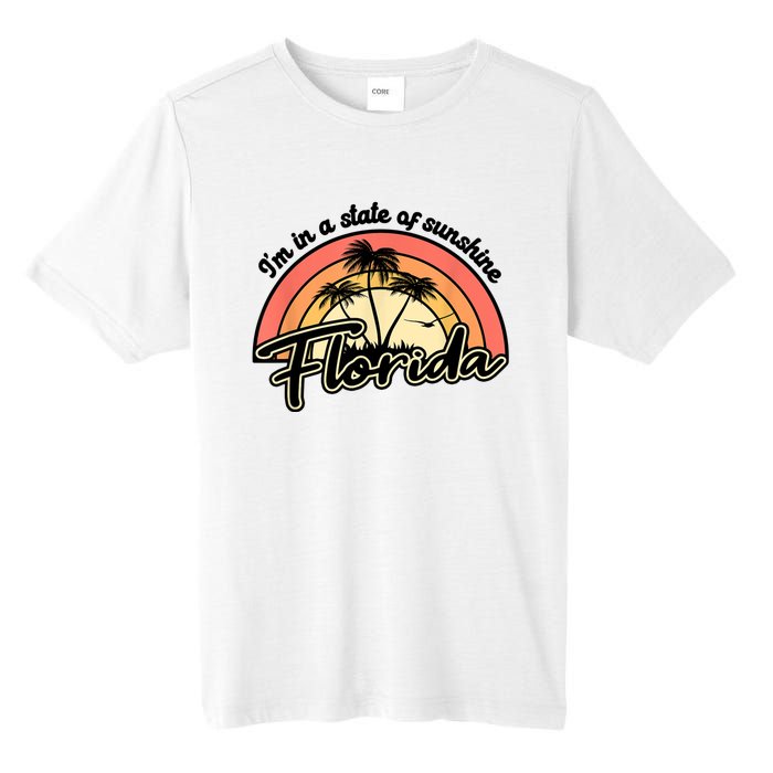 I'm In A State Of Sunshine Florida Beach Sun Tall Fusion ChromaSoft Performance T-Shirt