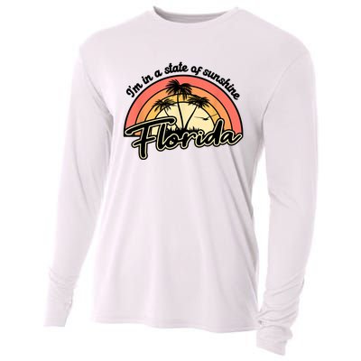 I'm In A State Of Sunshine Florida Beach Sun Cooling Performance Long Sleeve Crew