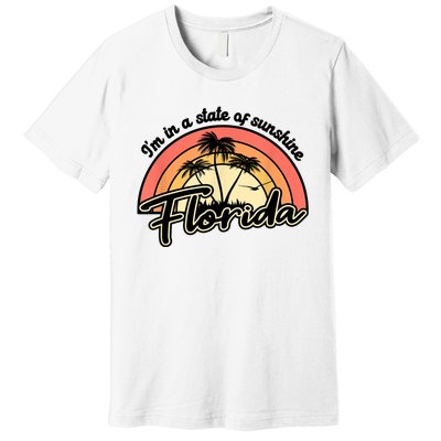 I'm In A State Of Sunshine Florida Beach Sun Premium T-Shirt