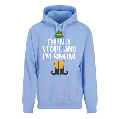 IM In A Store And IM Singing Christmas Buddy Elf Swea Unisex Surf Hoodie