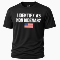 I Identify As Non Bidenary Cooling Performance Crew T-Shirt