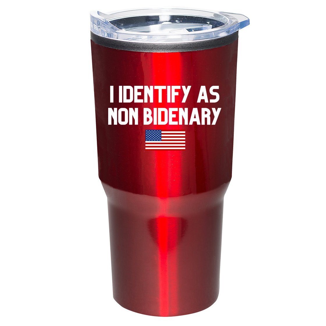 I Identify As Non Bidenary Tumbler
