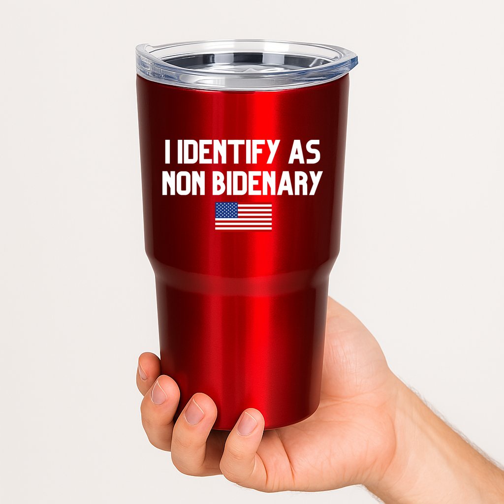 I Identify As Non Bidenary Tumbler