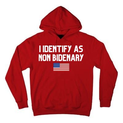 I Identify As Non Bidenary Tall Hoodie
