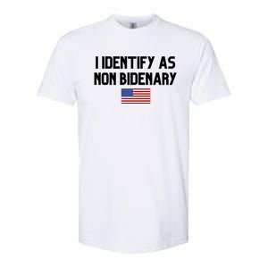 I Identify As Non Bidenary Softstyle CVC T-Shirt