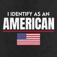 I Identify As An American No Identity Politics Usa Flag Adult Drive Performance Visor