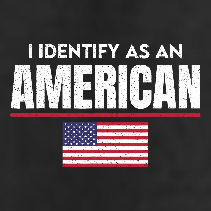 I Identify As An American No Identity Politics Usa Flag Adult Drive Performance Visor