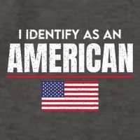 I Identify As An American No Identity Politics Usa Flag Vector Backpack