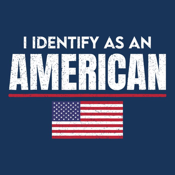 I Identify As An American No Identity Politics Usa Flag Cool Comfort Performance Bucket Hat