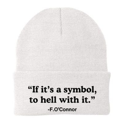If ItS A Symbol To Hell With It Knit Cap Winter Beanie