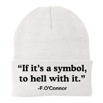 If ItS A Symbol To Hell With It Knit Cap Winter Beanie