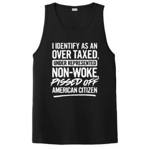 I Identify As An Over Taxed Under Represented NonWoke Pissed Off American Citiz PosiCharge Competitor Tank