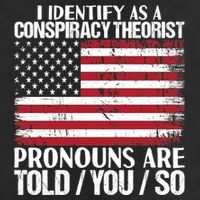 I Identify As A Conspiracy Theorist Pronouns Are Told You So Microfiber Hand Towel